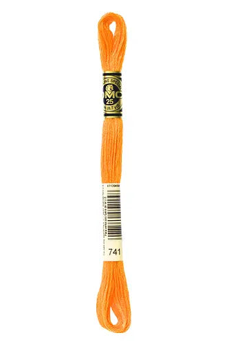Moulinè DMC Rosso-Giallo-Arancione