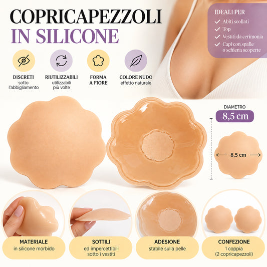 Copricapezzoli In Gel