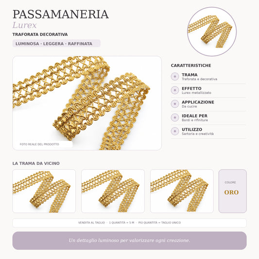 Passamaneria Lurex Art. 9452