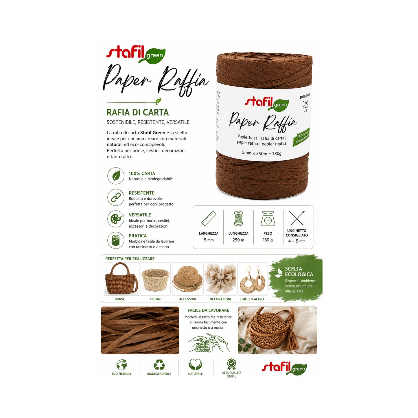 Rafia Carta 180gr
