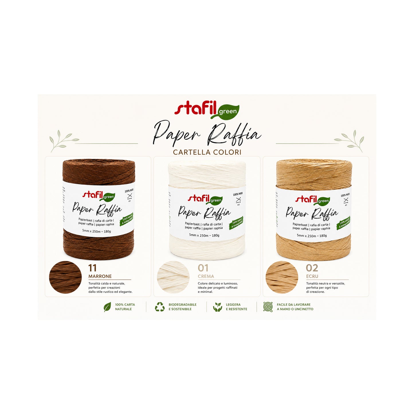 Rafia Carta 180gr