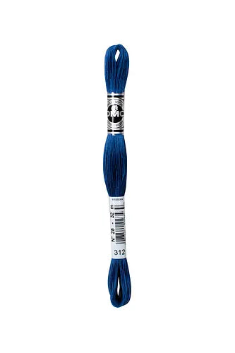 Perlè DMC  Blu - Turchese