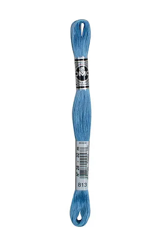 Perlè DMC  Blu - Turchese
