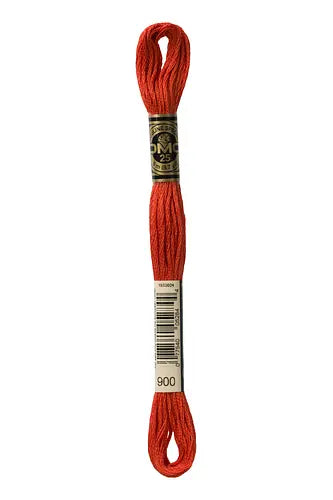 Moulinè DMC Rosso-Giallo-Arancione