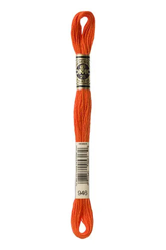 Moulinè DMC Rosso-Giallo-Arancione