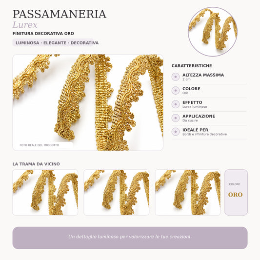 Passamaneria Lurex Art.8984