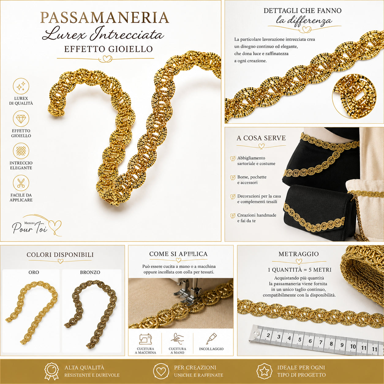 Passamaneria Lurex Art. 9246