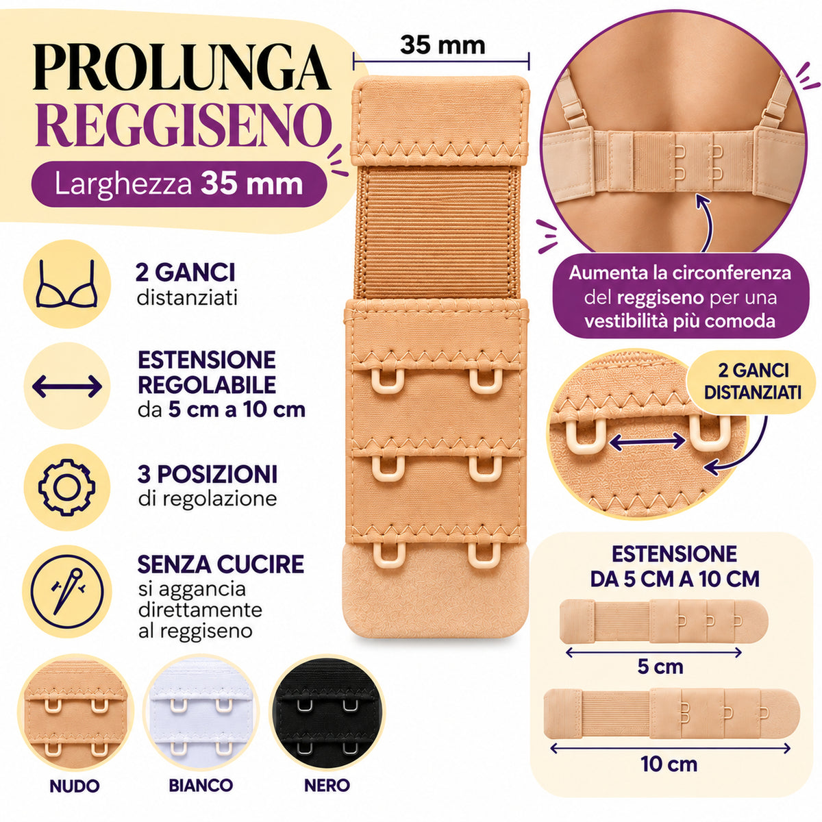 Prolunga Reggiseno, 35mm