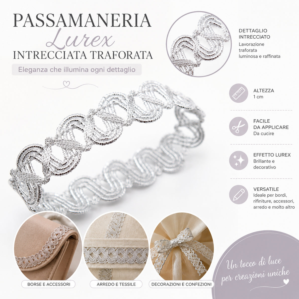 Passamaneria Lurex Art. 9245