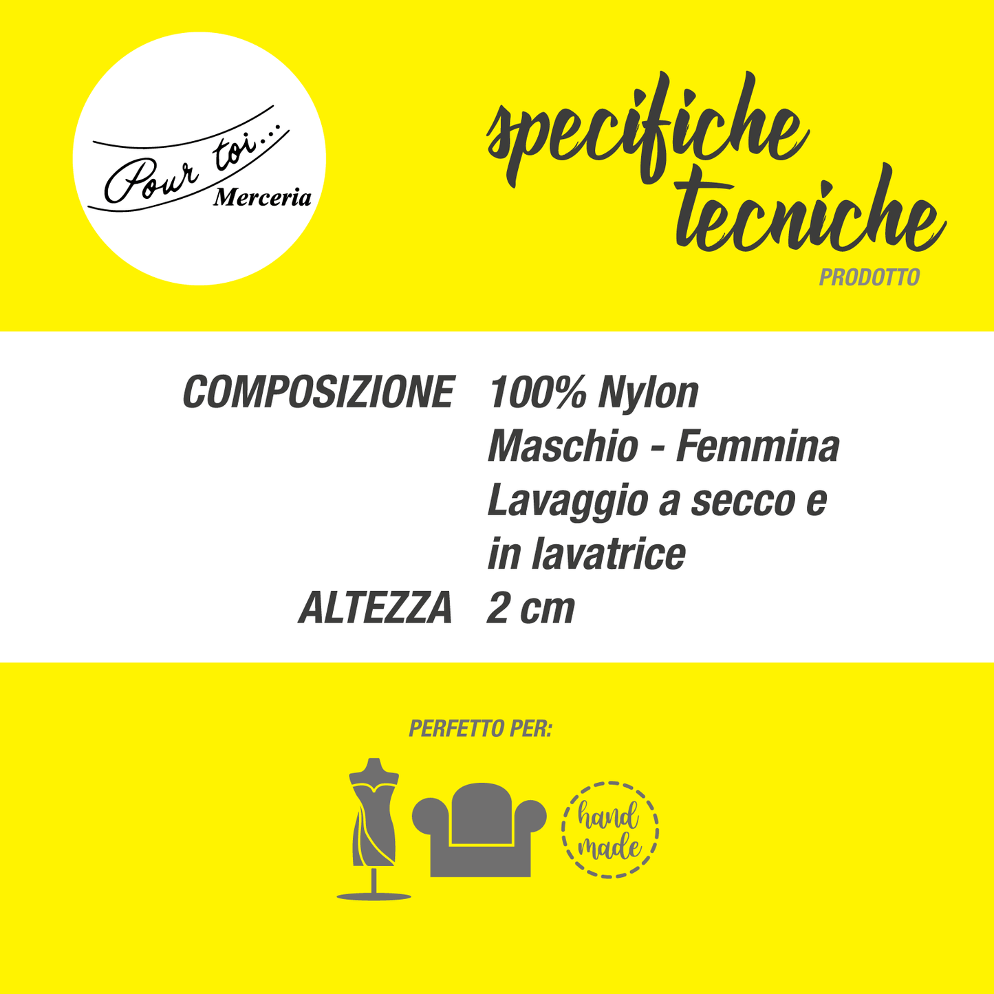 Velcro Da Cucire Nero 15 Cm