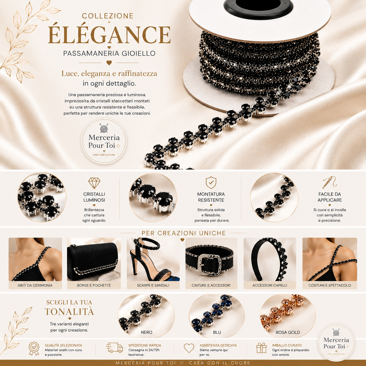 Passamaneria Gioiello Élégance